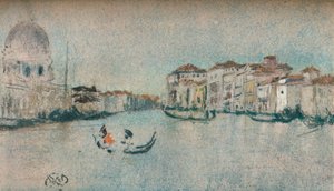Auf einem venezianischen Kanal, ca. 1854-1903, 1903 von James Abbott McNeill Whistler