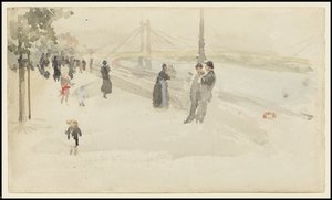 Rosa und Silber - Chelsea, die Uferpromenade