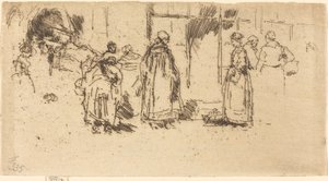 Geflügelmarkt, Loches, 1888