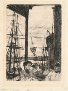 Rotherhithe, 1860 von James Abbott McNeill Whistler