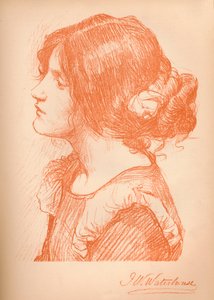 Skizze einer Frau, ca. 1885, 1896 von James Abbott McNeill Whistler