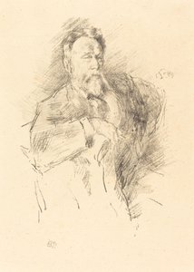 Skizze von William E. Henley, 1896