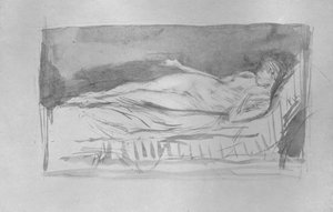 Skizze eines Mädchens, nackt, ca. 1878, 1904 von James Abbott McNeill Whistler