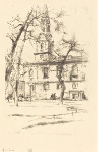 St. Giles-in-the-Fields, 1896 von James Abbott McNeill Whistler