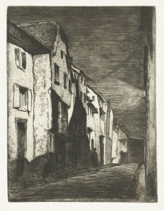 Straße in Saverne von James Abbott McNeill Whistler