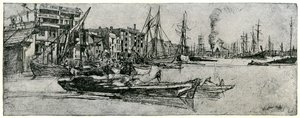 Thames Lagerhaus, 19. Jahrhundert 1904