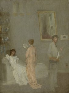 Der Künstler in seinem Atelier, 1865/66 von James Abbott McNeill Whistler