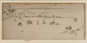 Das bockende Pferd, Wilder Westen, 1887 von James Abbott McNeill Whistler