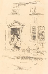 Die kleine Tür, Lyme Regis, 1895 von James Abbott McNeill Whistler