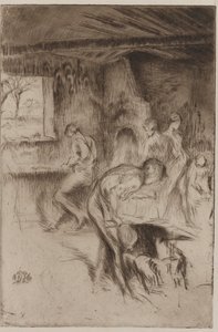 Die kleine Schmiede, Liverpool, 1875 von James Abbott McNeill Whistler