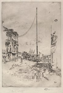 Der kleine Mast von James Abbott McNeill Whistler