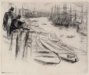 Der kleine Teich von James Abbott McNeill Whistler