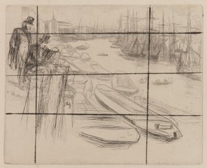 Der kleine Teich, 1861 von James Abbott McNeill Whistler