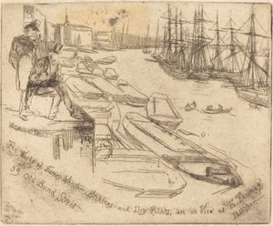 Der Kleine Teich, 1861 von James Abbott McNeill Whistler