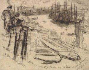 Der kleine Teich, 1861 von James Abbott McNeill Whistler