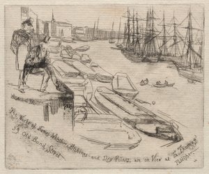 Der kleine Teich, 1861 von James Abbott McNeill Whistler