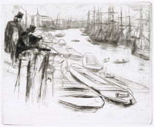 Der kleine Teich, Nr. 1 von James Abbott McNeill Whistler