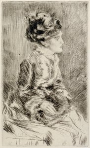 Der Muff von James Abbott McNeill Whistler