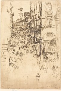 Die Rialto-Brücke, 1880