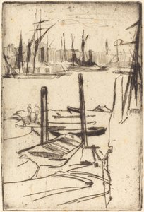 Der kleine Teich von James Abbott McNeill Whistler
