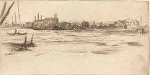 Die unruhige Themse, ca. 1875