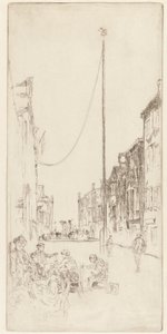 Der venezianische Mast von James Abbott McNeill Whistler