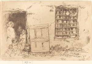 Der Dorfladen, 1887 von James Abbott McNeill Whistler