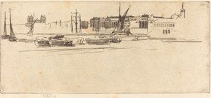 Der Weiße Turm, ca. 1875 von James Abbott McNeill Whistler