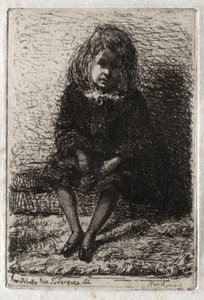 Zwölf Radierungen aus der Natur: Little Arthur, 1858 von James Abbott McNeill Whistler