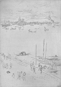 Aufrechtes Venedig, um 1880, 1904 von James Abbott McNeill Whistler