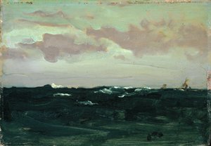 Violett und Blau: Unter den Rollern, ca. 1893 von James Abbott McNeill Whistler