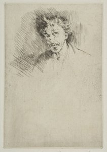 Whistler mit der weißen Locke, 1879 von James Abbott McNeill Whistler