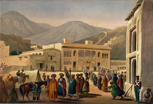 Innerhalb der Stadt Kabul, Die Bala Hissar, ca. 1840, 1901