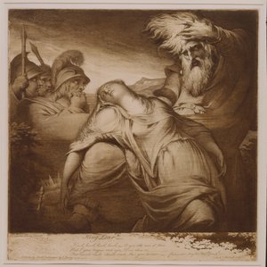 König Lear und Cordelia