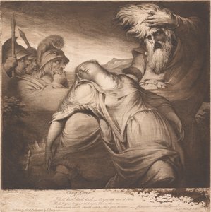 König Lear und Cordelia