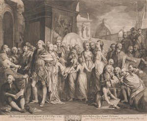 Die Gesellschaft zur Förderung der Künste (2 Kopien) von James Barry
