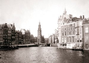Kanal, Amsterdam, 1898