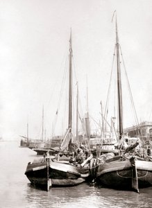Kanalboote, Rotterdam, 1898