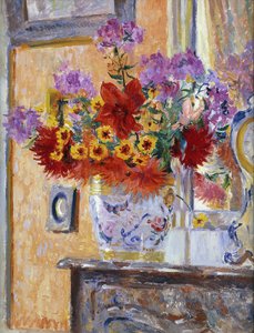 Blumen im Salon, Schloss Nanteuil