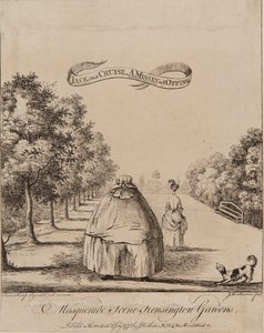 Maskeraden-Szene Kensington Gardens von James Bretherton