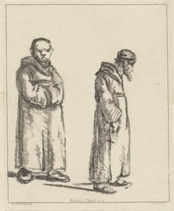Zwei Mönche