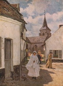 Rückkehr von der Erstkommunion, spätes 19. - frühes 20. Jahrhundert, ca. 1930