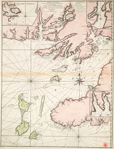 Teil der Südküste von Neufundland einschließlich Fortune Bay von James Cook