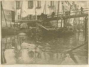 Ein schwarzer Kanal