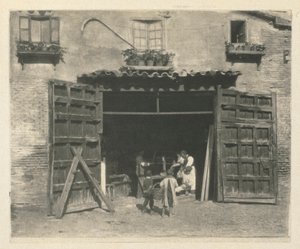 Camera Work: Eine Tischlerwerkstatt - Toledo von James Craig Annan