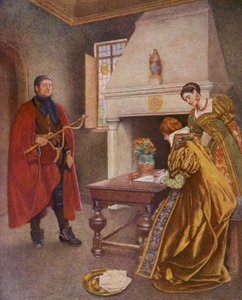 Shakespeares Der Kaufmann von Venedig: Portia, Nerissa und Balthazar von James Dromgole Linton