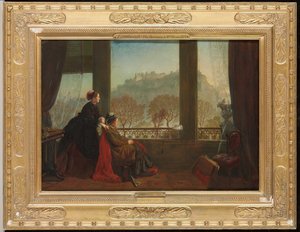 Porträt der Baronin Burdett Coutts und ihrer Begleiterin Mrs. Brown, Edinburgh, 1874 von James Drummond