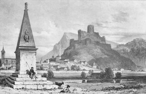 Almanza. Schlachtfeld, 1823