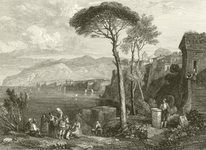Ebene und Bucht von Sorrent, Italien