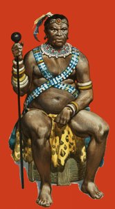 Häuptling Dingaan der Zulus